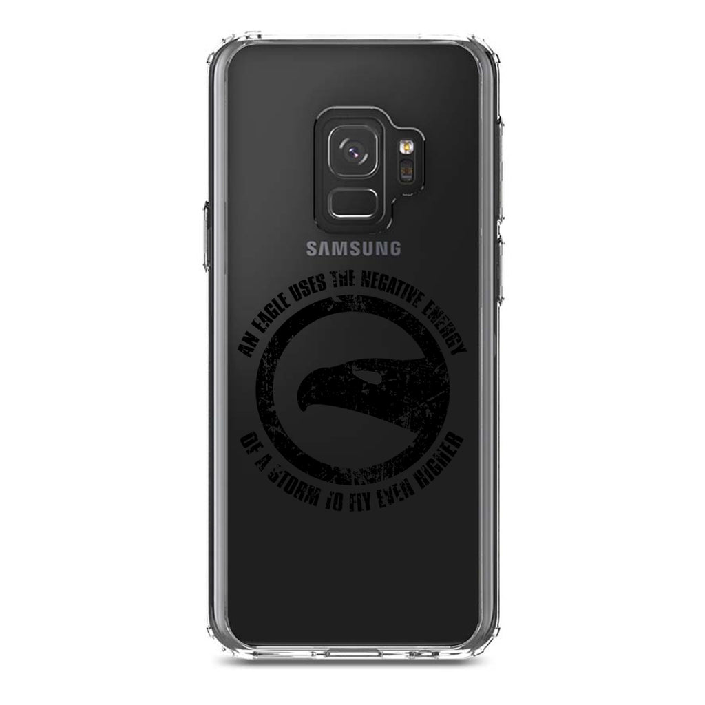 Eagle Uses Negative Energy to Fly Higher Clear Shockproof iPhone Case, view 19