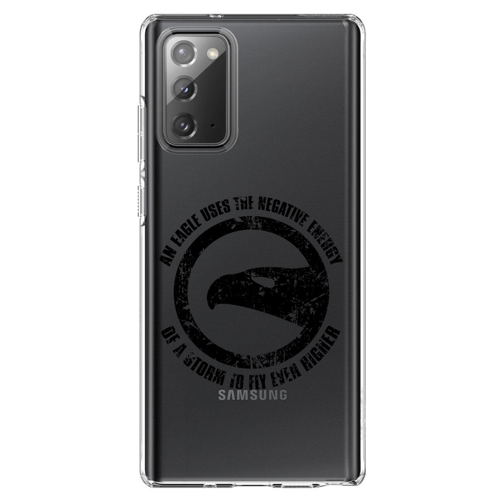 Eagle Uses Negative Energy to Fly Higher Clear Shockproof iPhone Case, view 8