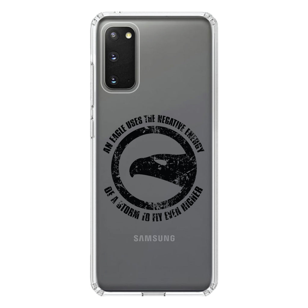 Eagle Uses Negative Energy to Fly Higher Clear Shockproof iPhone Case, view 15