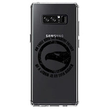 DistinctInk® Clear Shockproof Hybrid Case for Apple iPhone / Samsung Galaxy / Google Pixel - Eagle Uses Negative Energy to Fly Higher