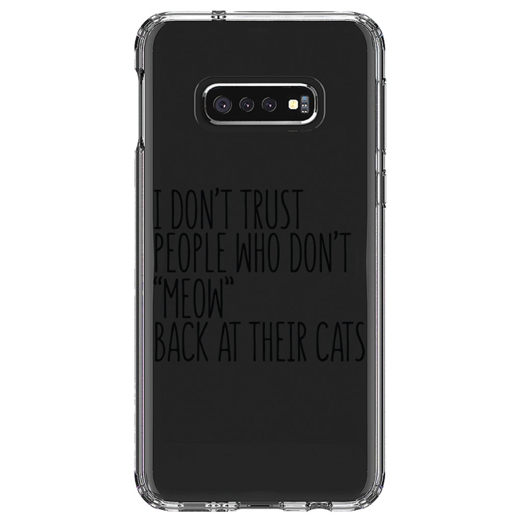 People Who Don't Meow Back Clear Shockproof iPhone Case, view 18