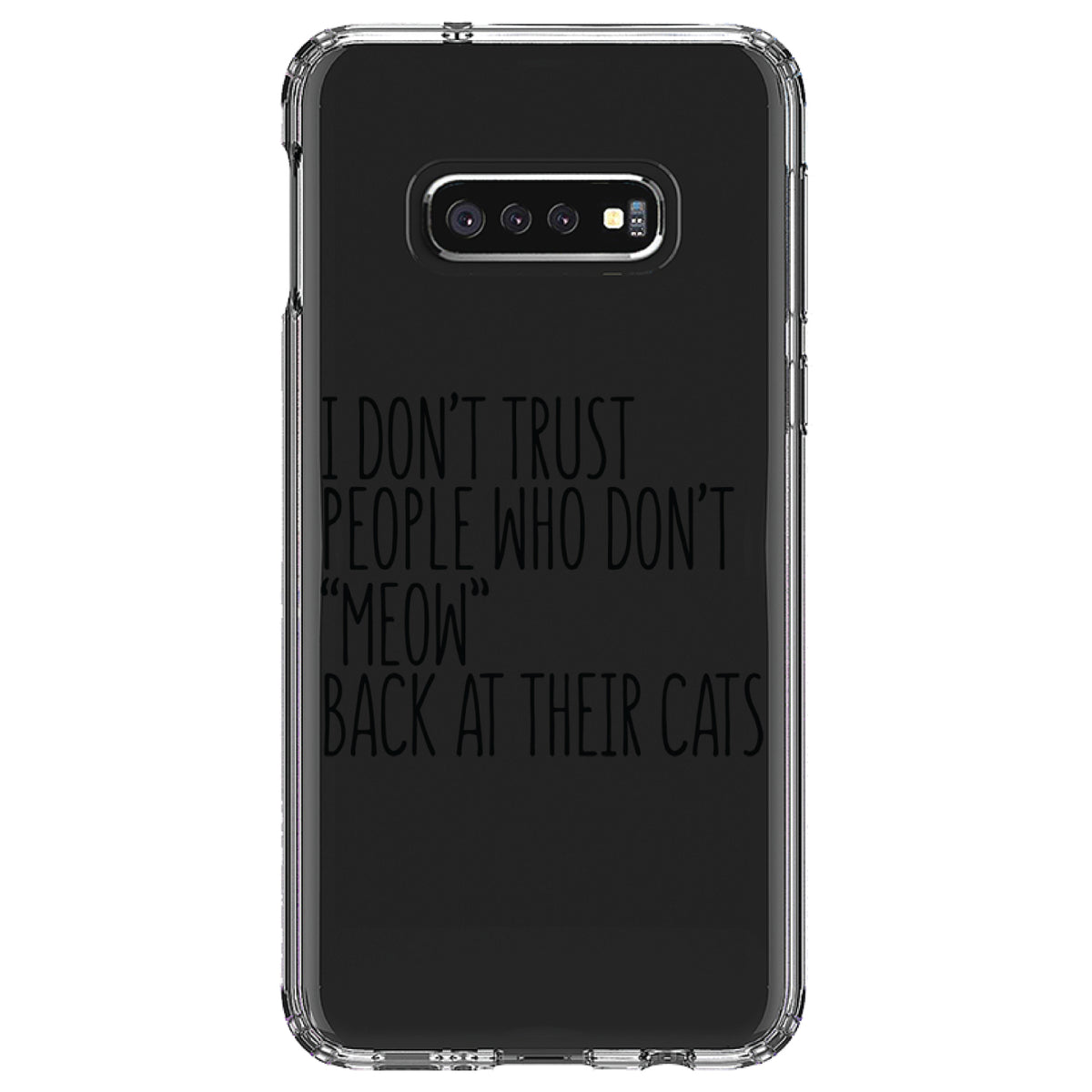 People Who Don't Meow Back Clear Shockproof iPhone Case, view 18