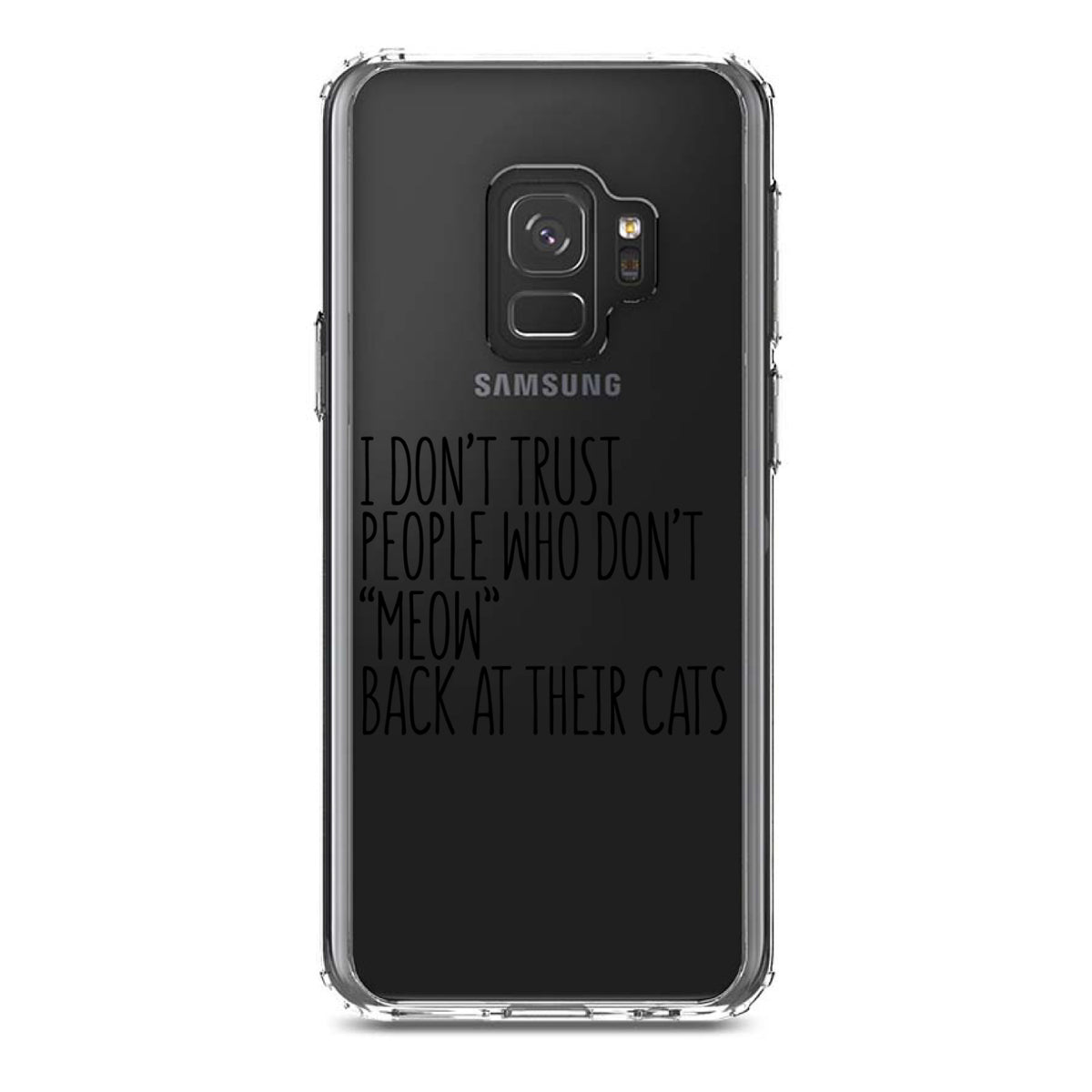 People Who Don't Meow Back Clear Shockproof iPhone Case, view 19
