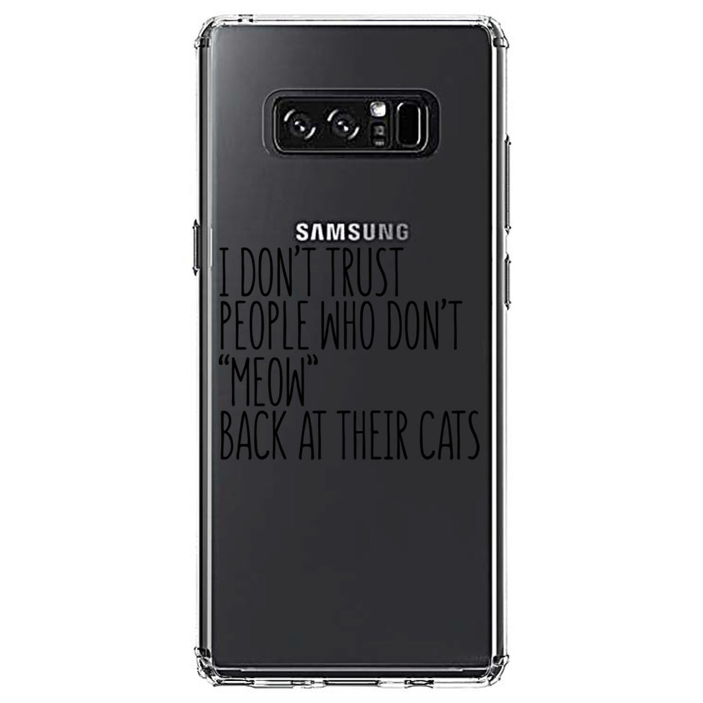 People Who Don't Meow Back Clear Shockproof iPhone Case, view 12