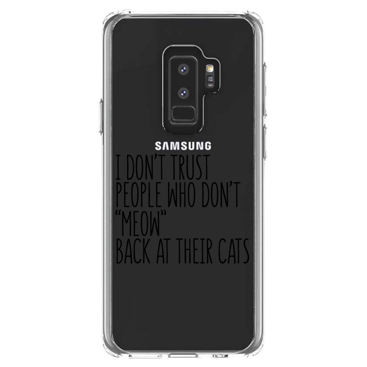 People Who Don't Meow Back Clear Shockproof iPhone Case, view 20