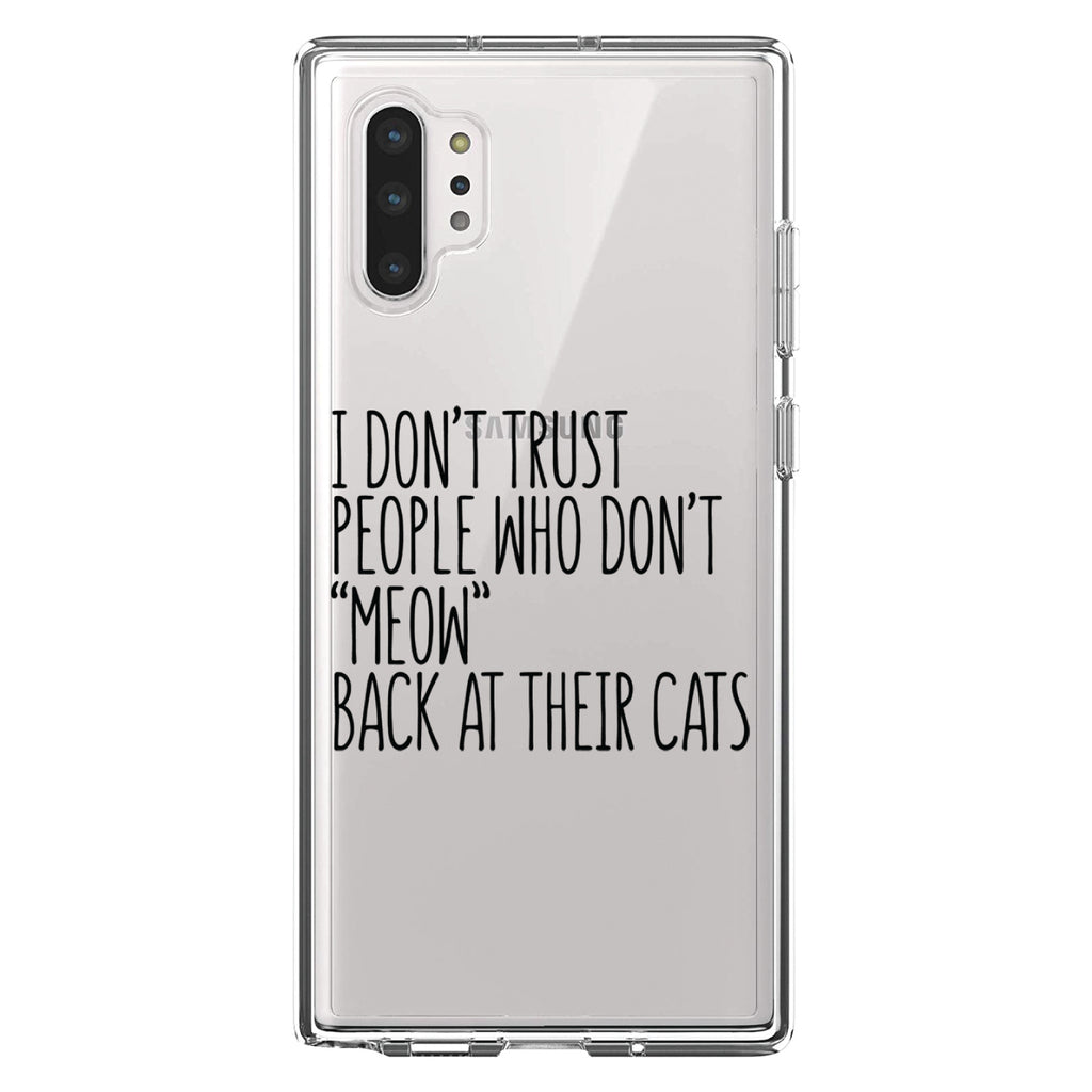 People Who Don't Meow Back Clear Shockproof iPhone Case, view 10