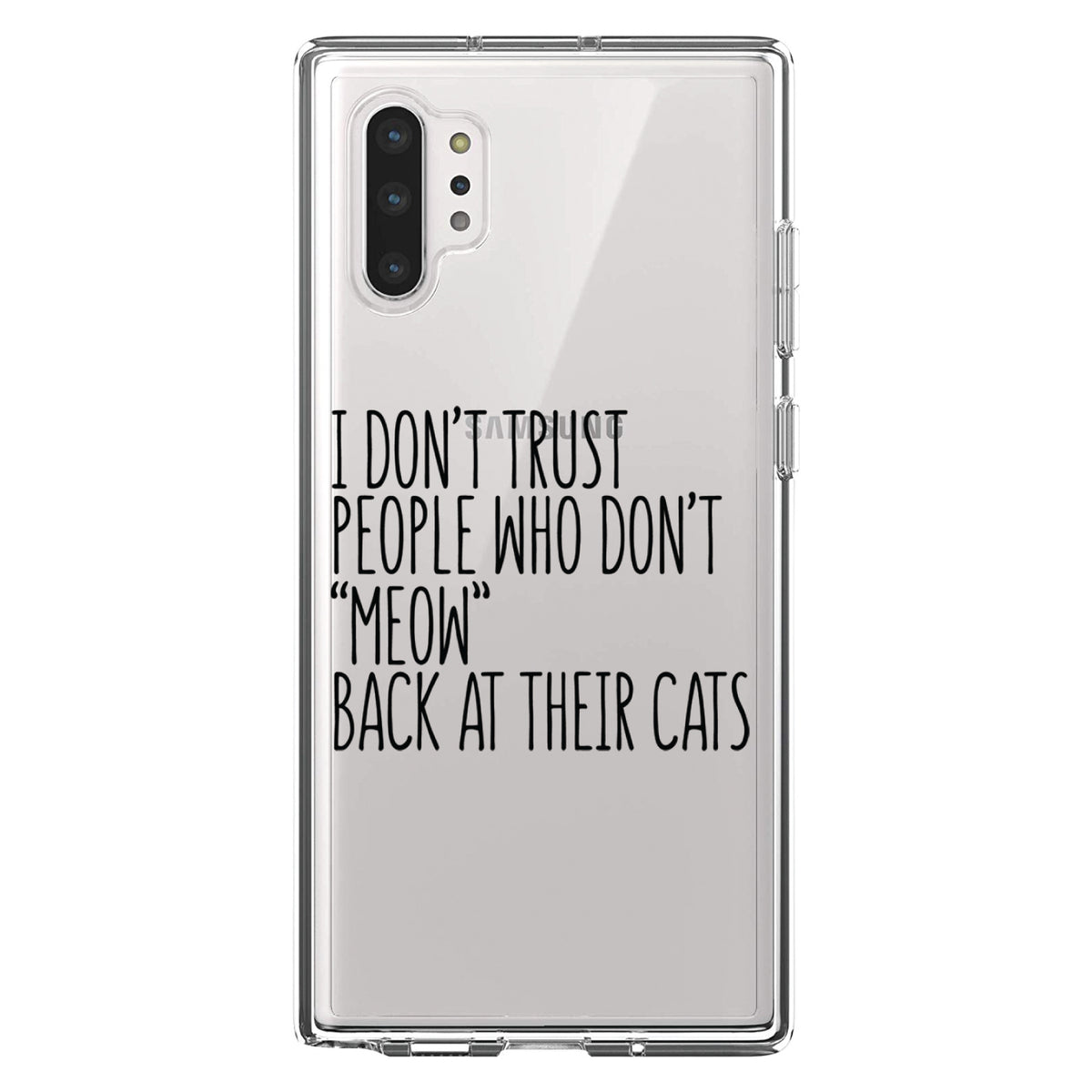 People Who Don't Meow Back Clear Shockproof iPhone Case, view 10