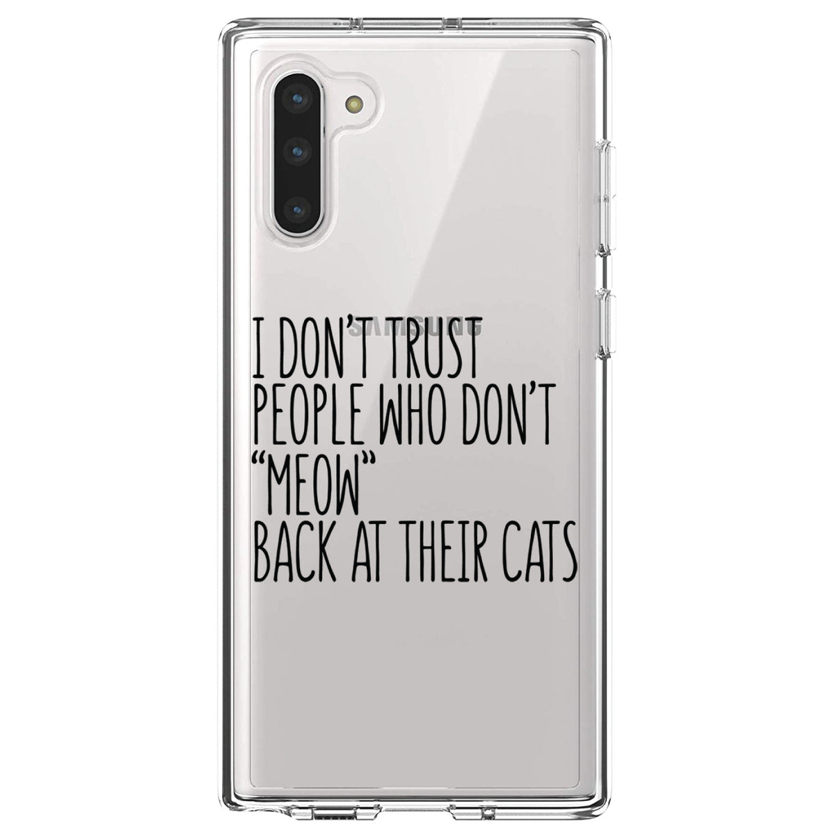 People Who Don't Meow Back Clear Shockproof iPhone Case, view 9