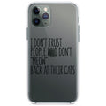 People Who Don't Meow Back Clear Shockproof iPhone Case