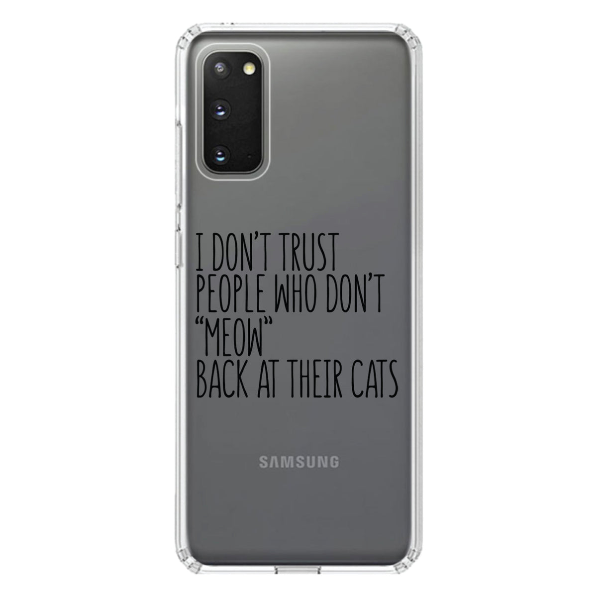 People Who Don't Meow Back Clear Shockproof iPhone Case, view 13