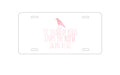 Custom Aluminum Decorative Vanity Front License Plate - The Sound of Birds Stops the Noise