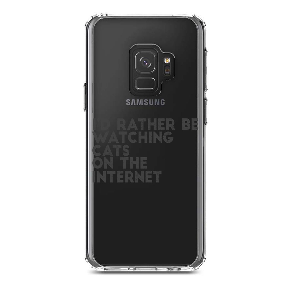 Rather Be Watch Cats On The Internet Clear Shockproof iPhone Case, view 19