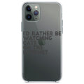 Rather Be Watch Cats On The Internet Clear Shockproof iPhone Case