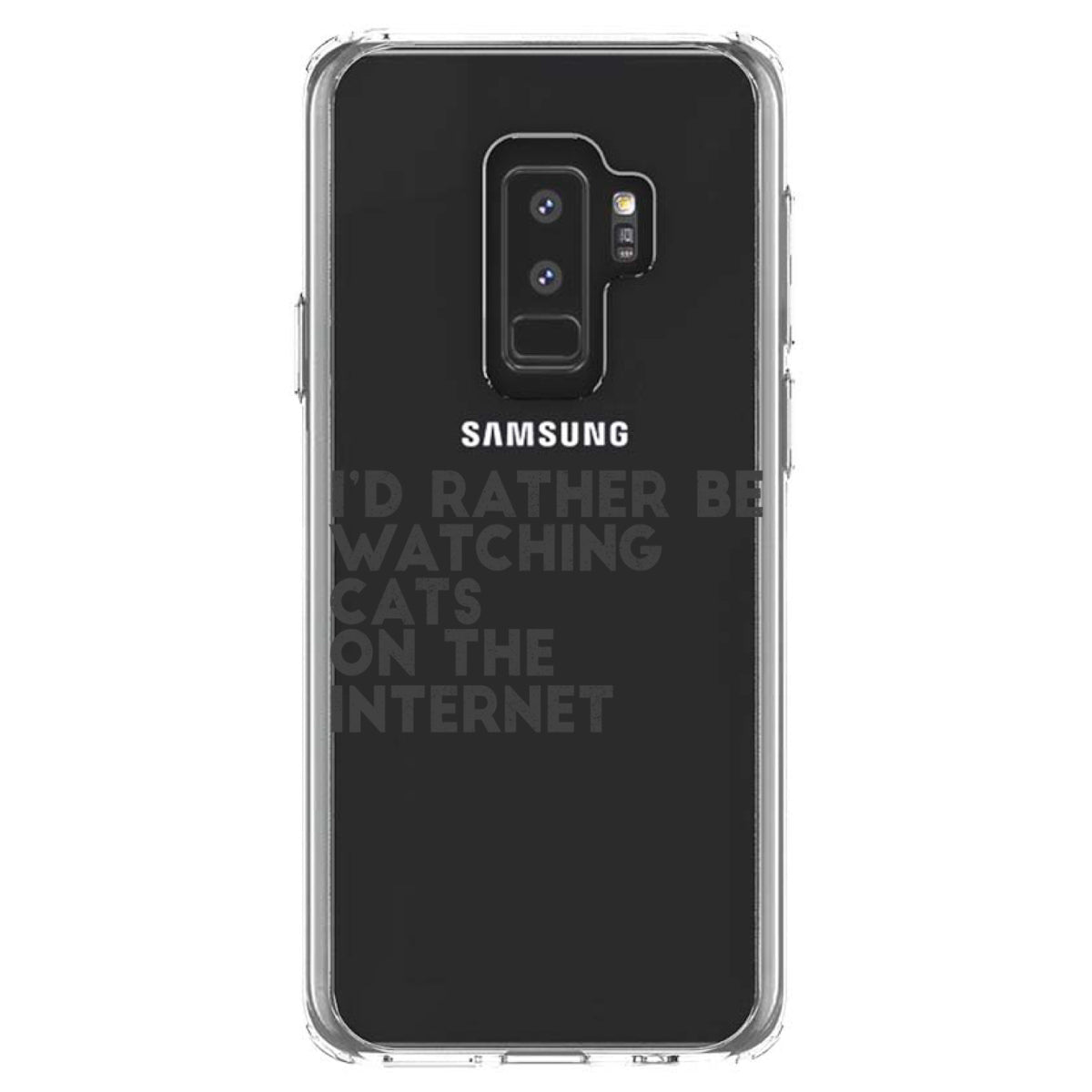Rather Be Watch Cats On The Internet Clear Shockproof iPhone Case, view 20