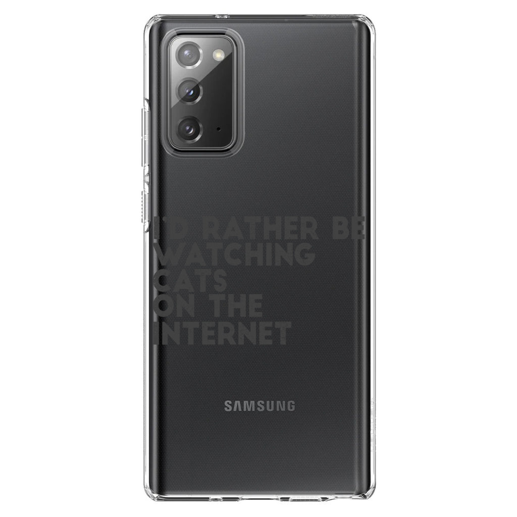 Rather Be Watch Cats On The Internet Clear Shockproof iPhone Case, view 8