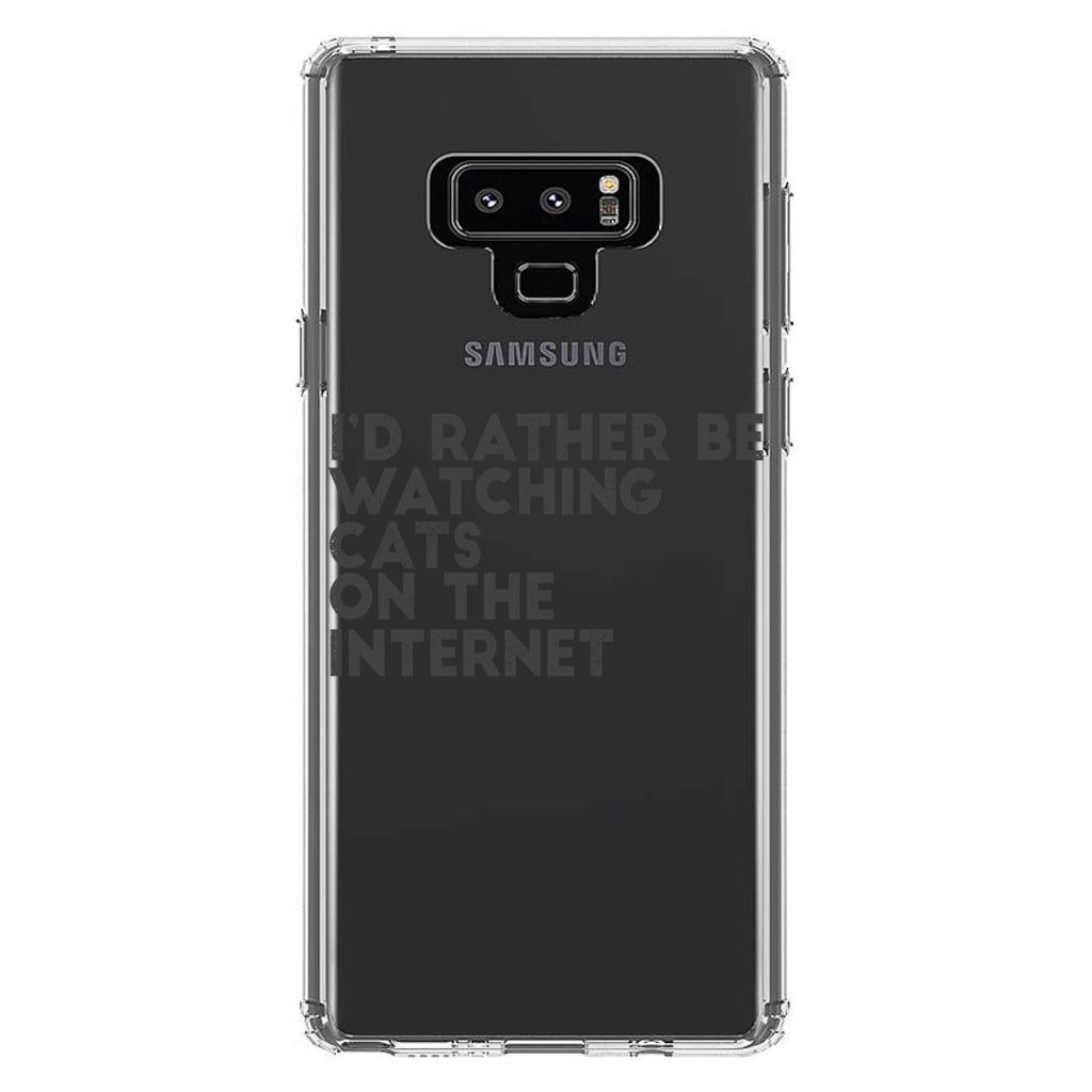 Rather Be Watch Cats On The Internet Clear Shockproof iPhone Case, view 11