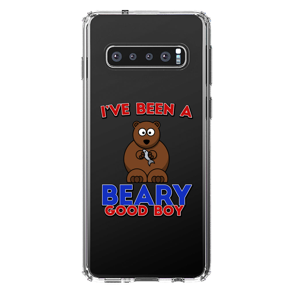 I've Been A Beary Good Boy Clear Shockproof iPhone Case, view 17