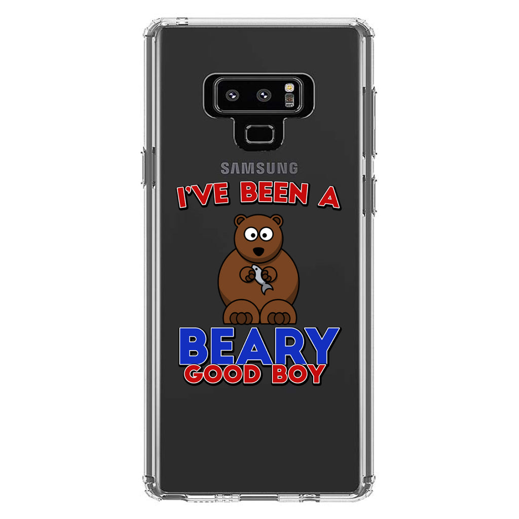 I've Been A Beary Good Boy Clear Shockproof iPhone Case, view 11