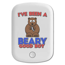 DistinctInk Magnetic Battery Pack, Wireless Portable Charger with USB-C Cable, Compatible with MagSafe iPhone 14 / 13 / 12 Series - I've Been A Beary Good Boy