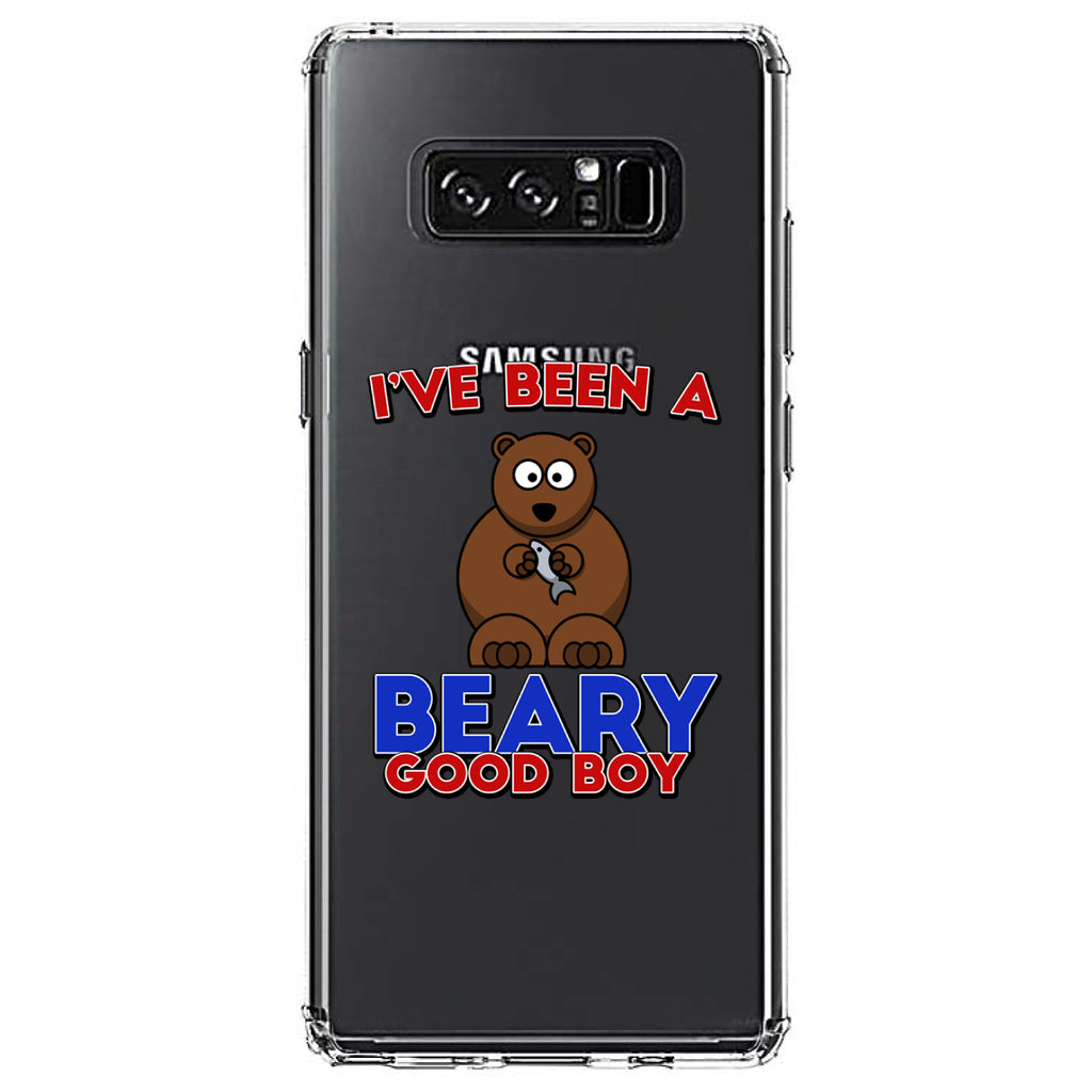 I've Been A Beary Good Boy Clear Shockproof iPhone Case, view 12