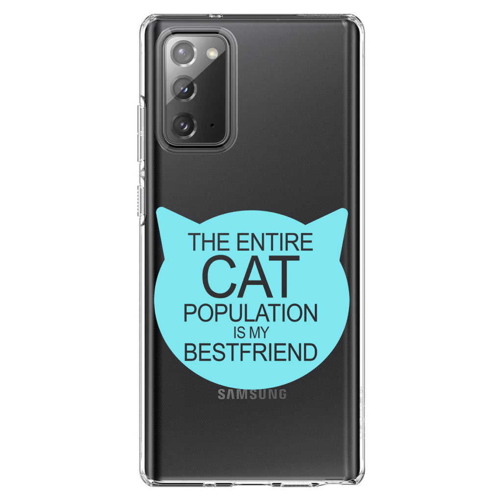 Cat Population is My Best Friend Clear Shockproof iPhone Case, view 8