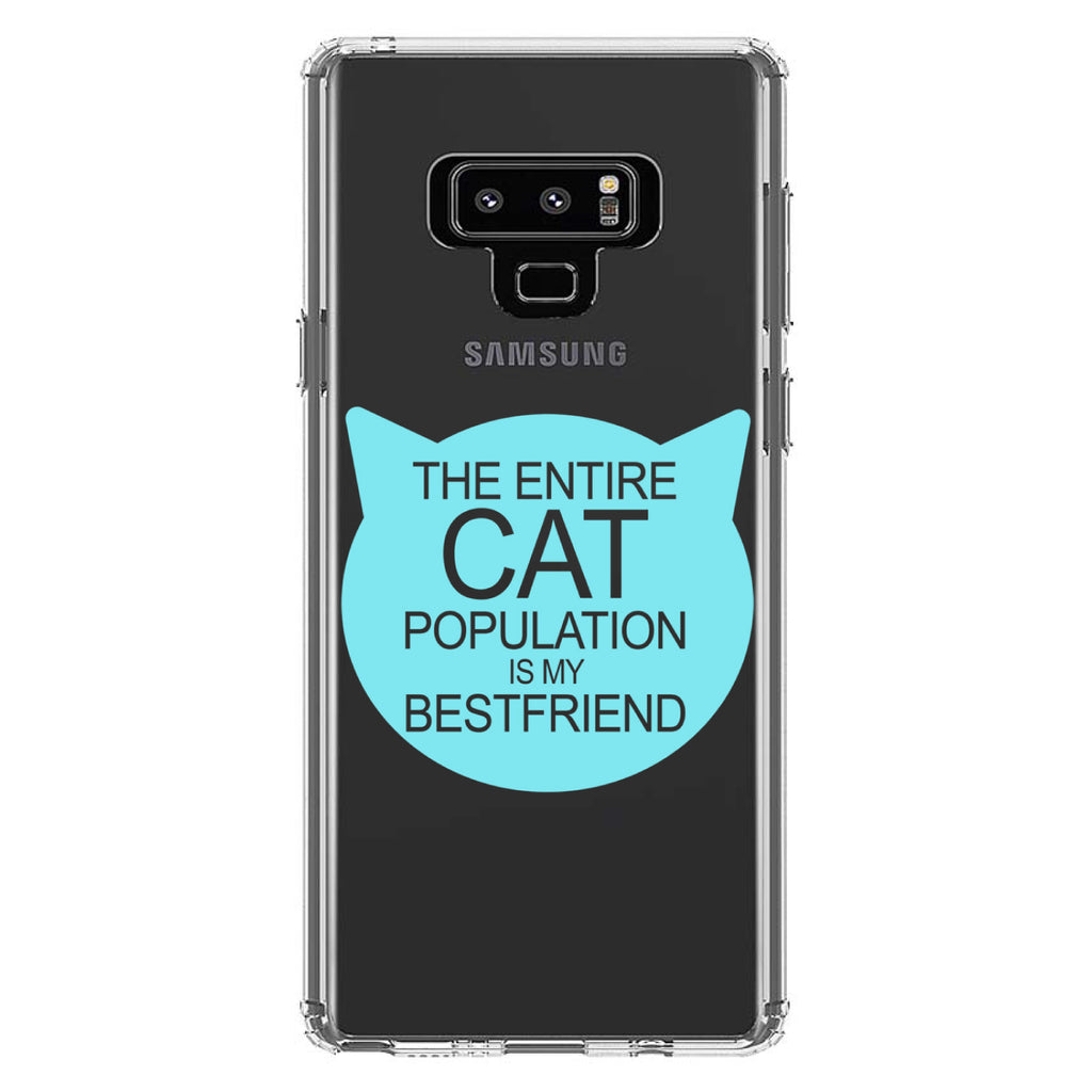 Cat Population is My Best Friend Clear Shockproof iPhone Case, view 11