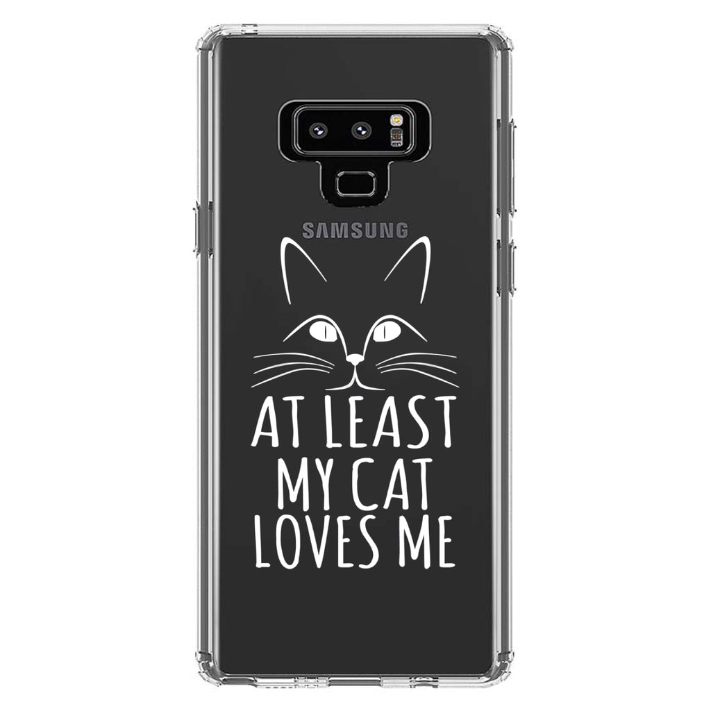 At Least My Cat Loves Me Clear Shockproof iPhone Case, view 11