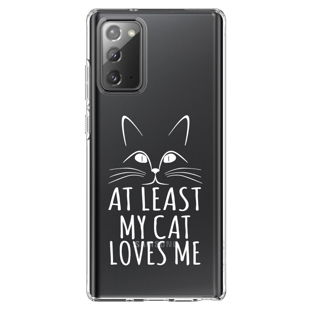 At Least My Cat Loves Me Clear Shockproof iPhone Case, view 8