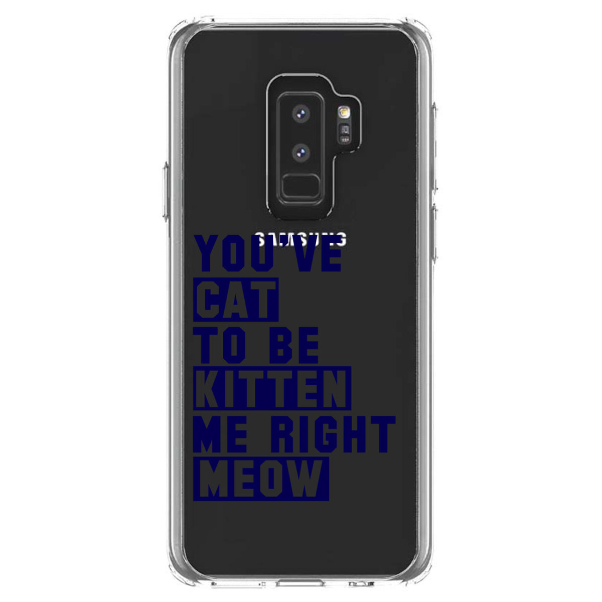 You've Cat to be Kitten Me Meow Clear Shockproof iPhone Case, view 20