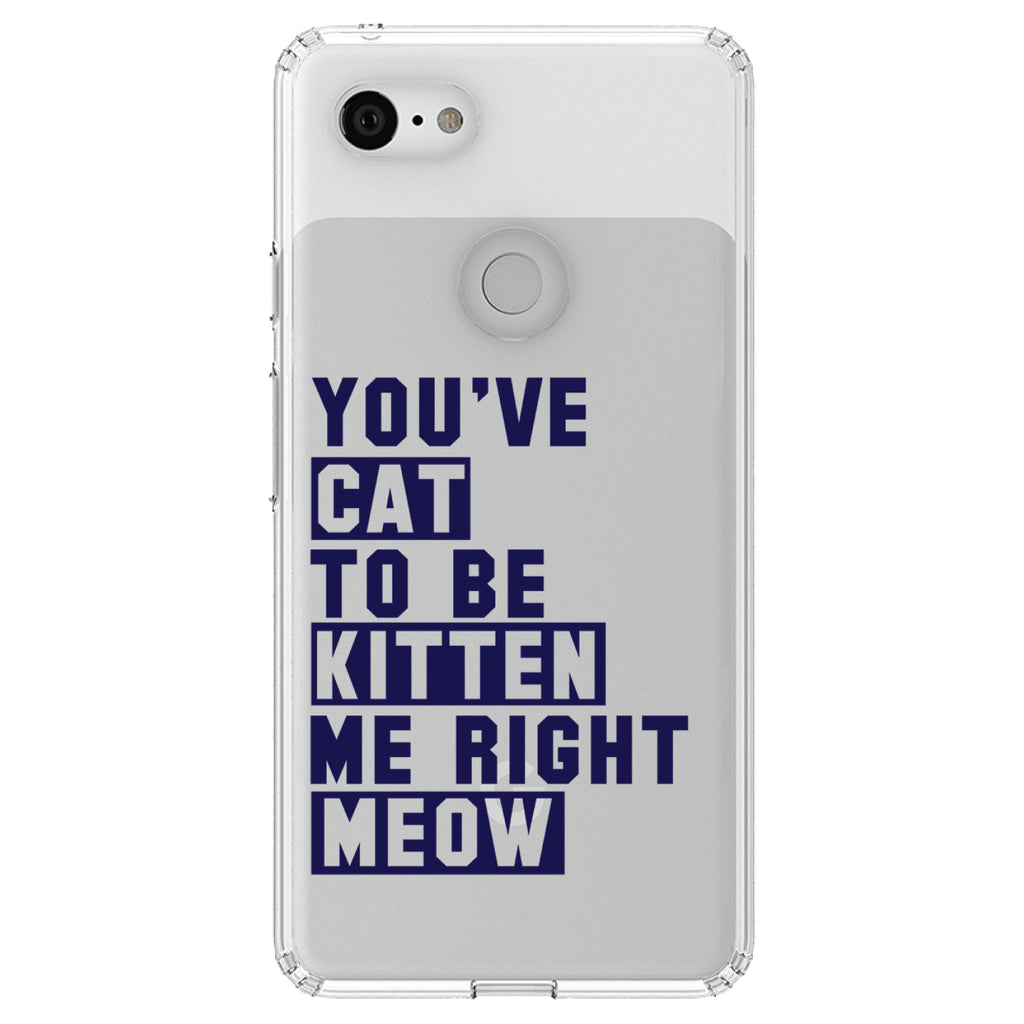 You've Cat to be Kitten Me Meow Clear Shockproof iPhone Case, view 22