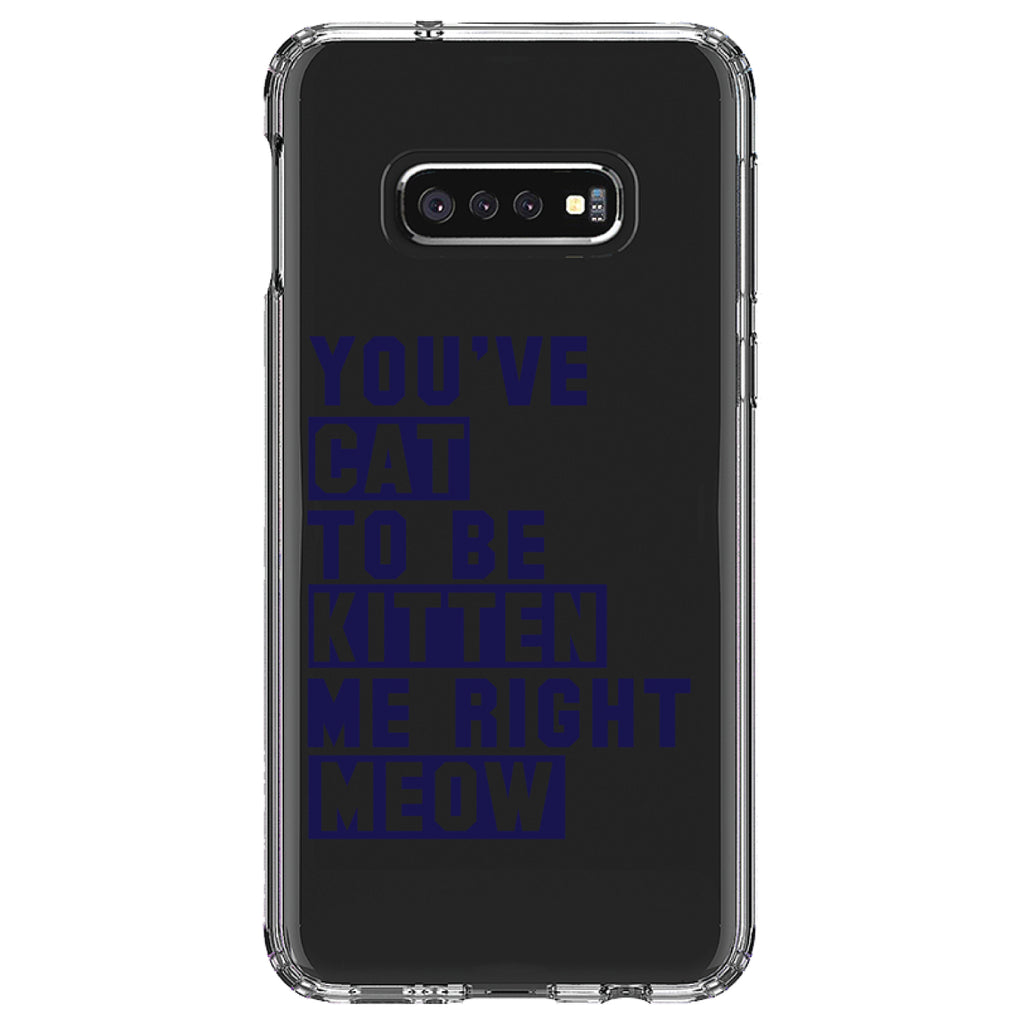 You've Cat to be Kitten Me Meow Clear Shockproof iPhone Case, view 18