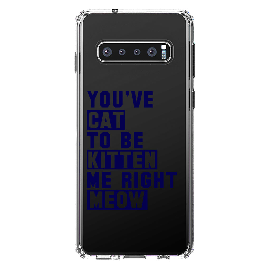 You've Cat to be Kitten Me Meow Clear Shockproof iPhone Case, view 17
