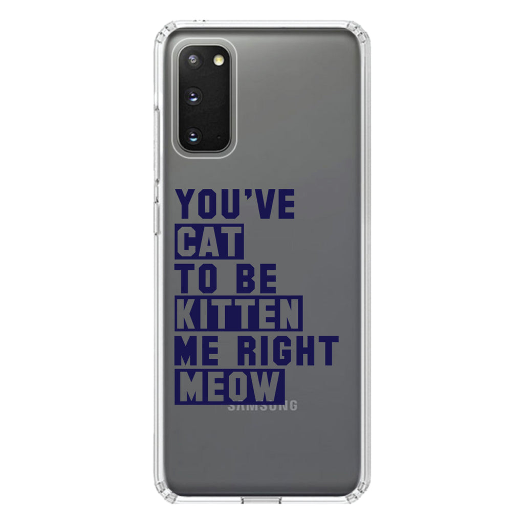 You've Cat to be Kitten Me Meow Clear Shockproof iPhone Case, view 13