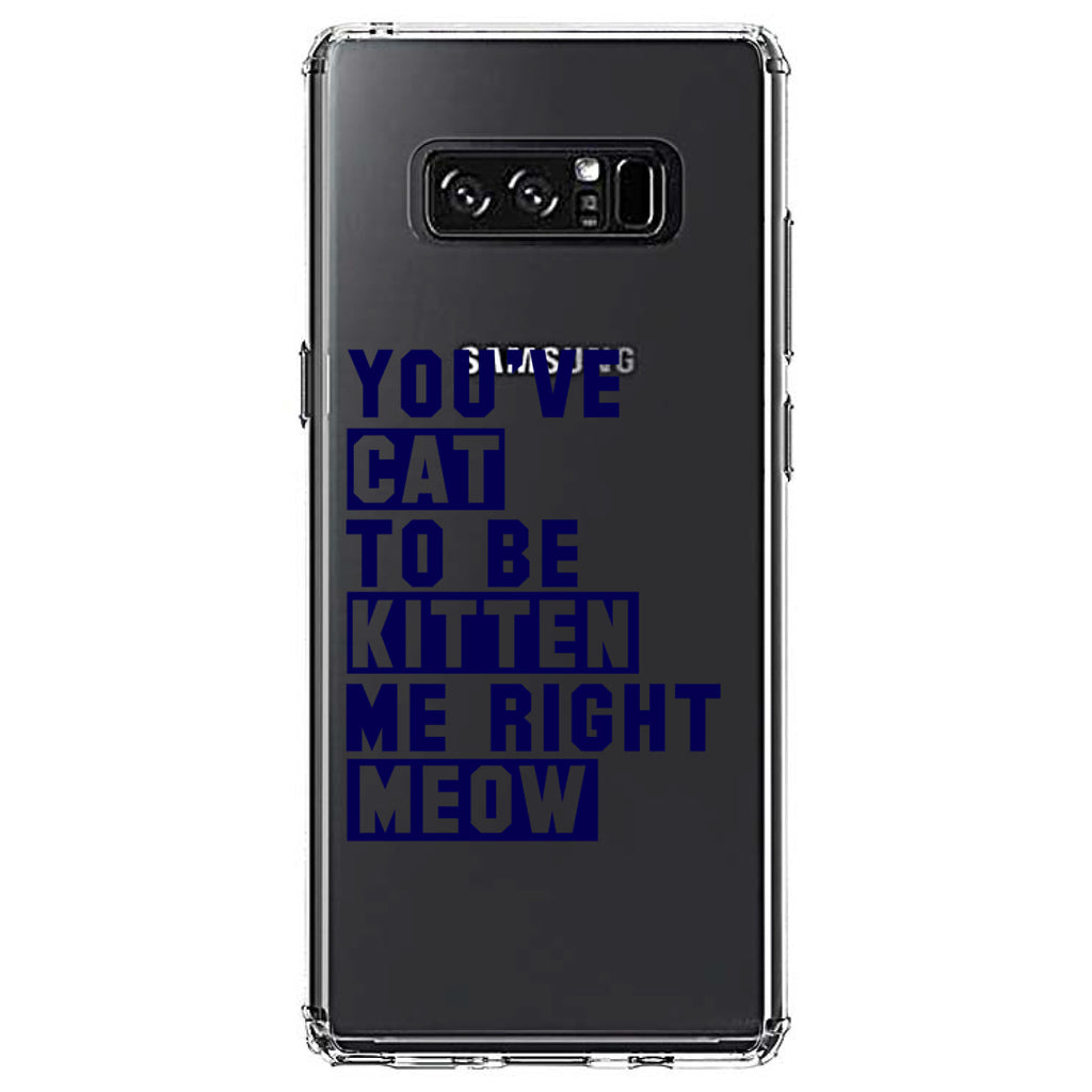 You've Cat to be Kitten Me Meow Clear Shockproof iPhone Case, view 12
