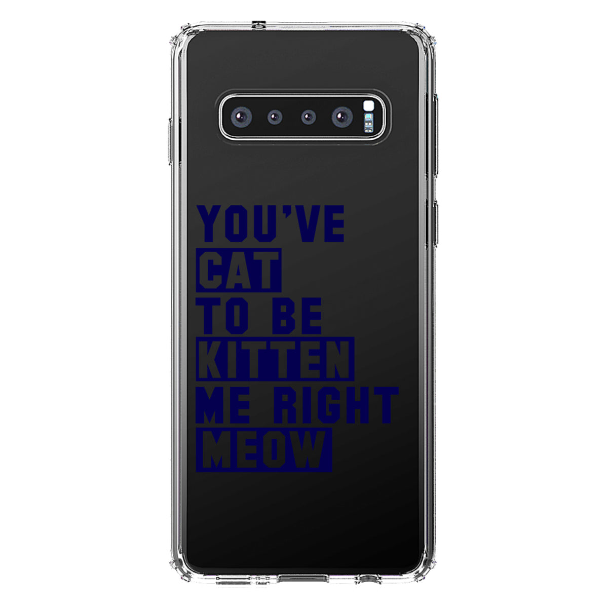 You've Cat to be Kitten Me Meow Clear Shockproof iPhone Case, view 16