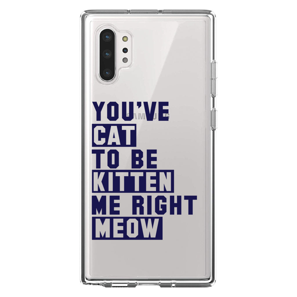 You've Cat to be Kitten Me Meow Clear Shockproof iPhone Case, view 10