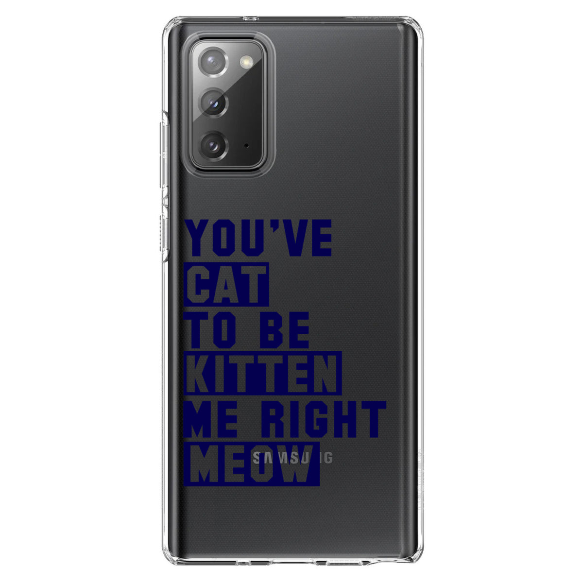 You've Cat to be Kitten Me Meow Clear Shockproof iPhone Case, view 8