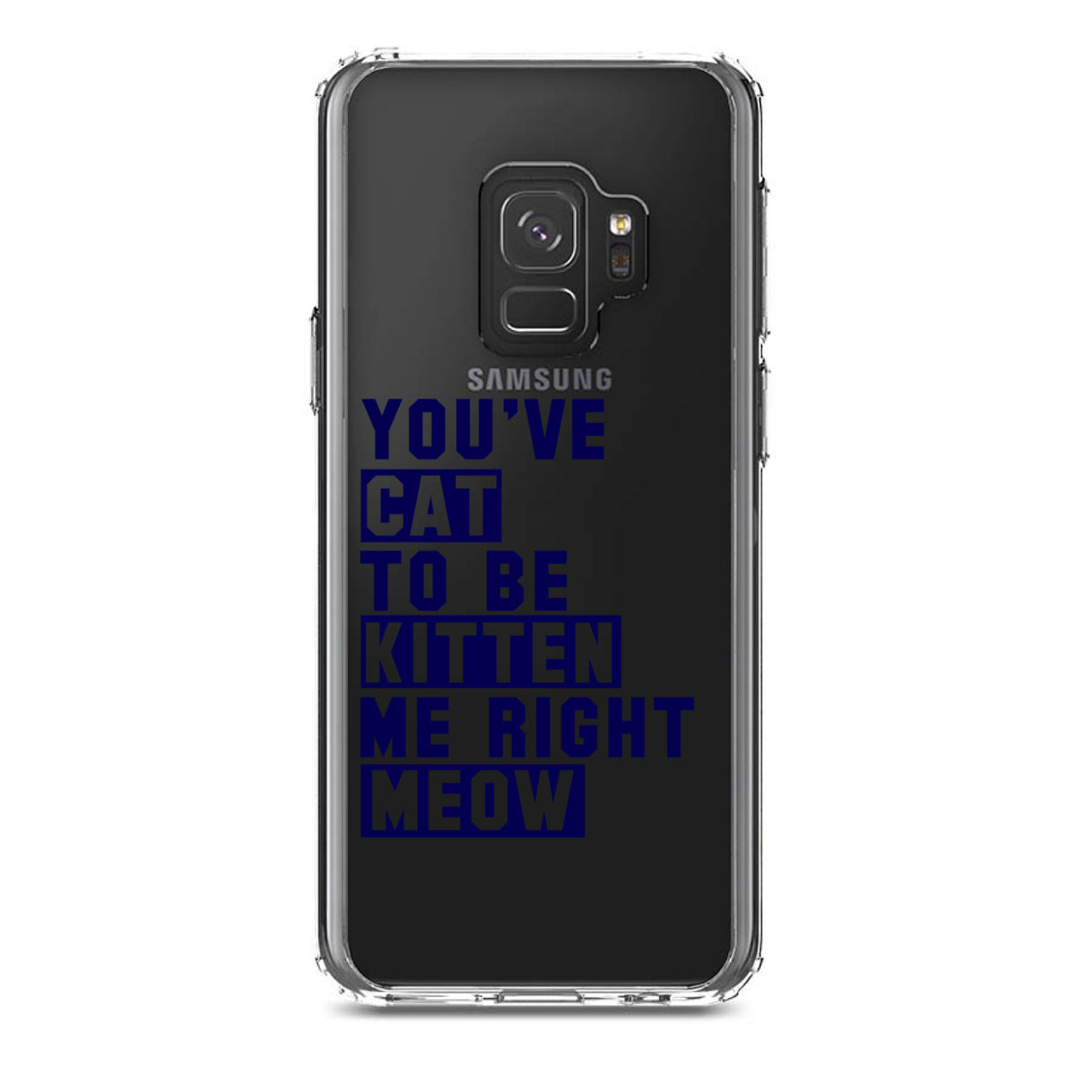 You've Cat to be Kitten Me Meow Clear Shockproof iPhone Case, view 19