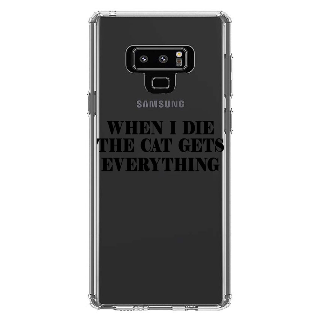 When I Die The Cat Gets Everything Clear Shockproof iPhone Case, view 11