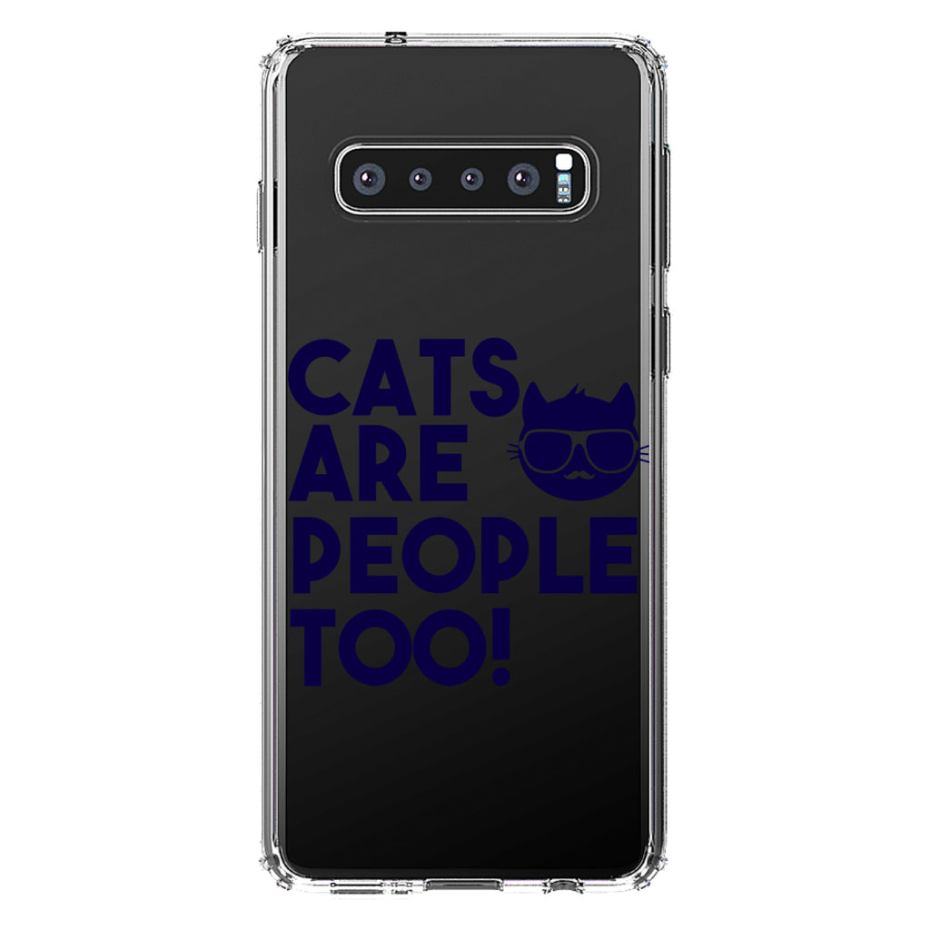 Cats Are People Too Clear Shockproof iPhone Case, view 17