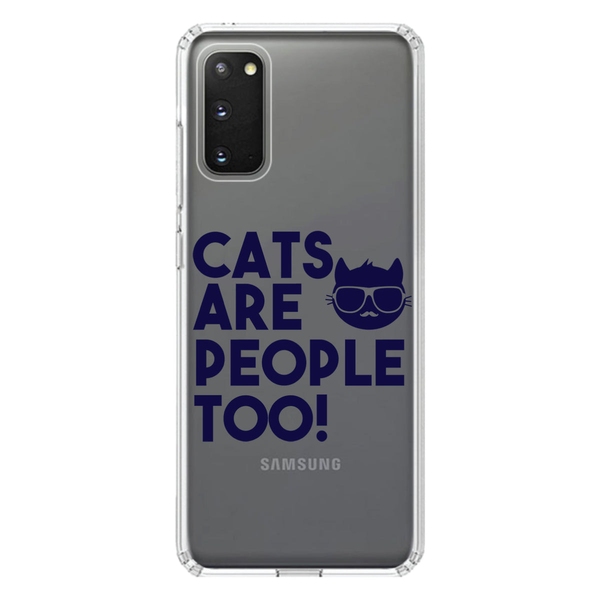 Cats Are People Too Clear Shockproof iPhone Case, view 15
