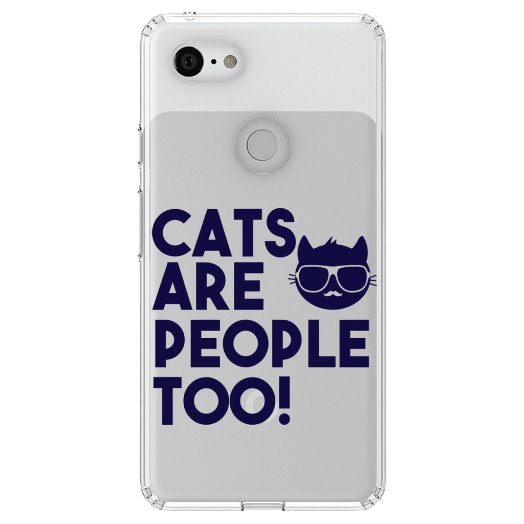 Cats Are People Too Clear Shockproof iPhone Case, view 21