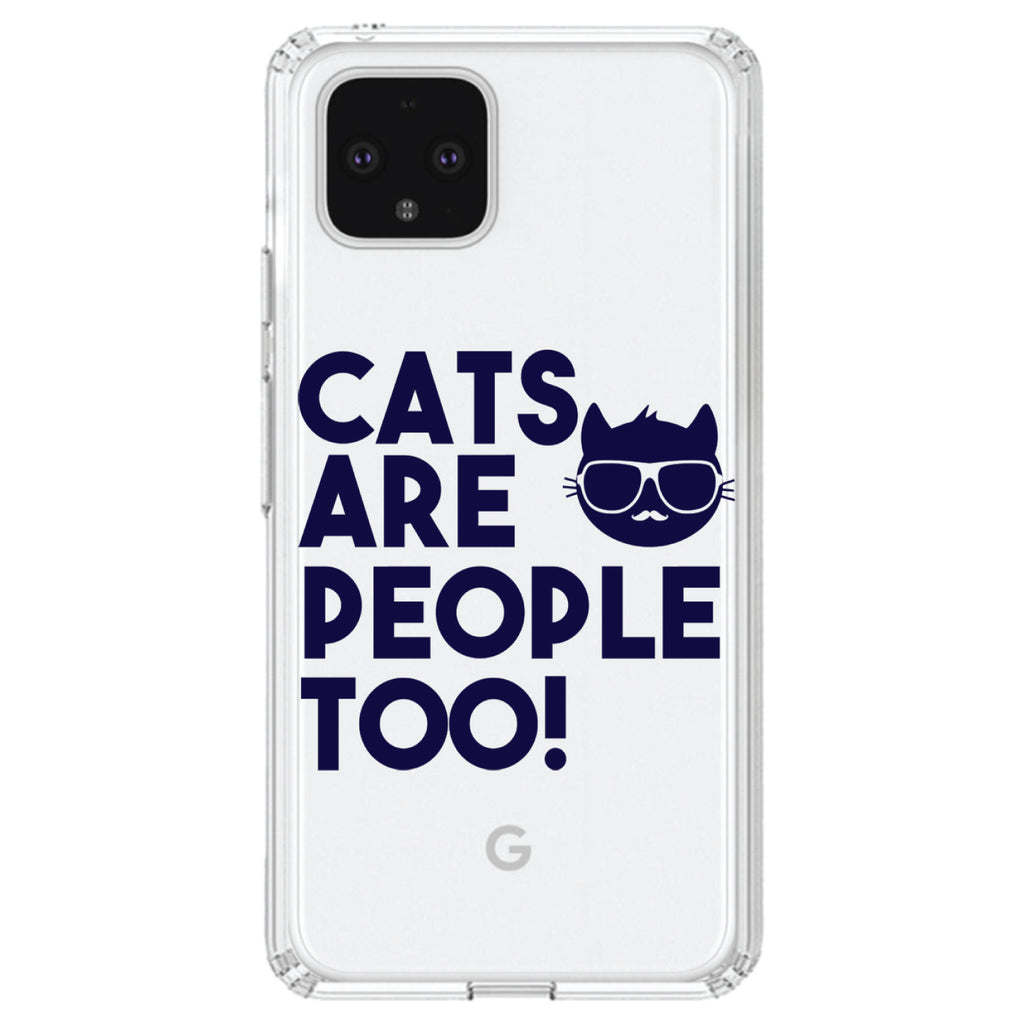 Cats Are People Too Clear Shockproof iPhone Case, view 23