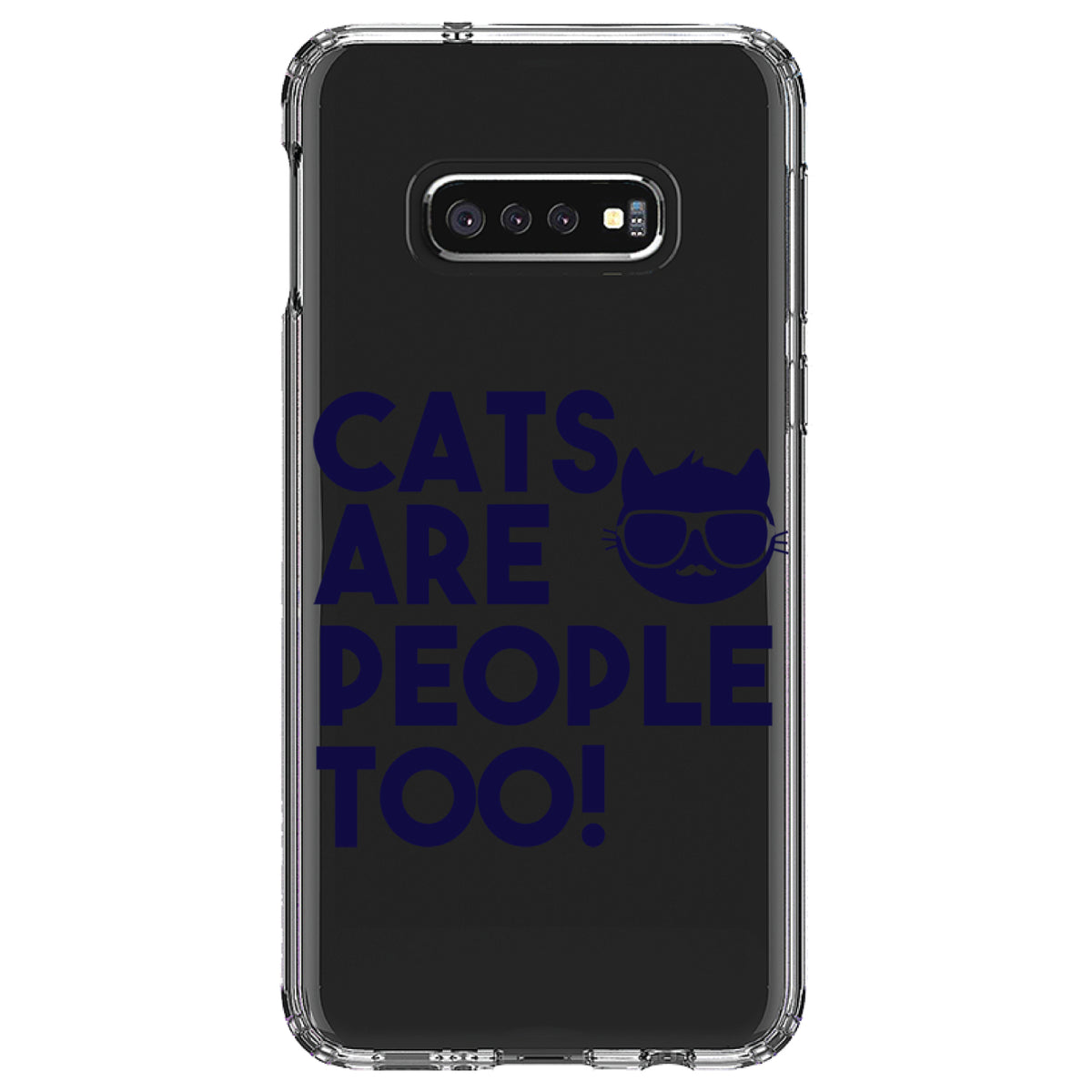 Cats Are People Too Clear Shockproof iPhone Case, view 18
