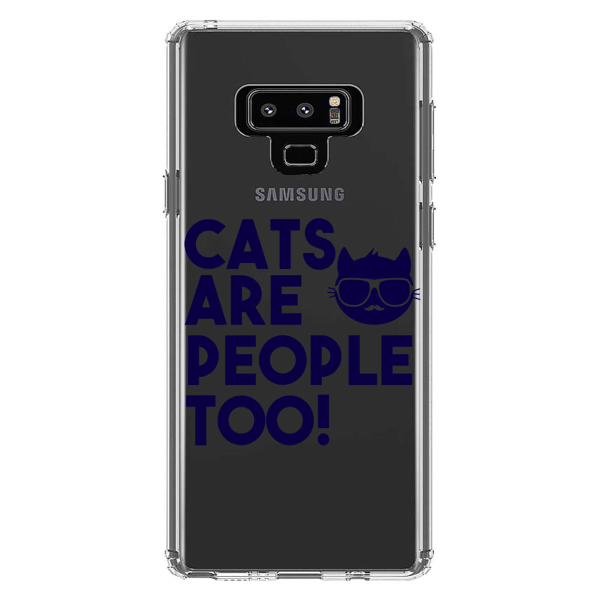 Cats Are People Too Clear Shockproof iPhone Case, view 11