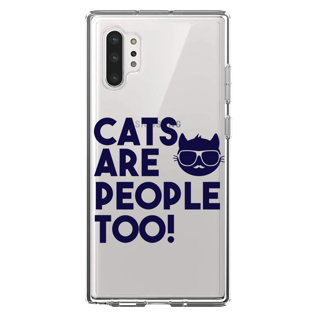Cats Are People Too Clear Shockproof iPhone Case, view 10