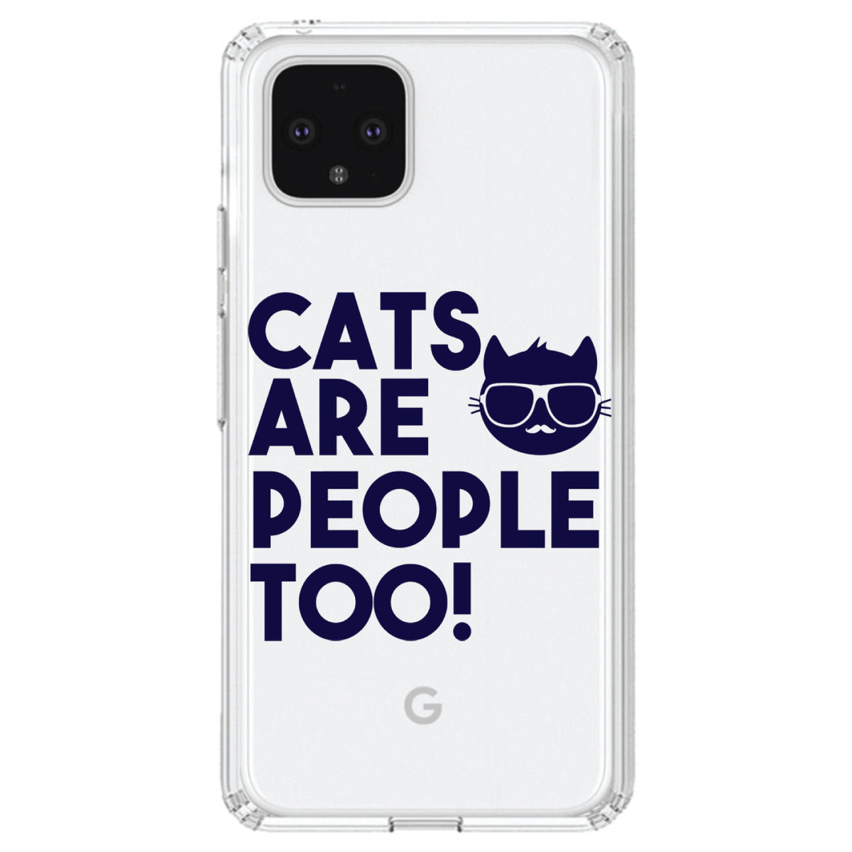 Cats Are People Too Clear Shockproof iPhone Case, view 24