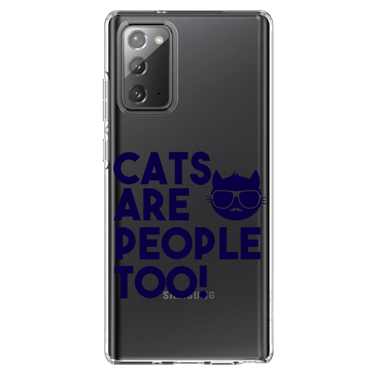 Cats Are People Too Clear Shockproof iPhone Case, view 8