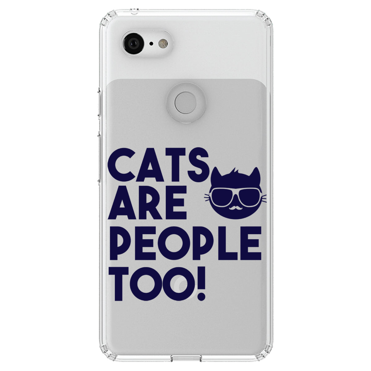 Cats Are People Too Clear Shockproof iPhone Case, view 22