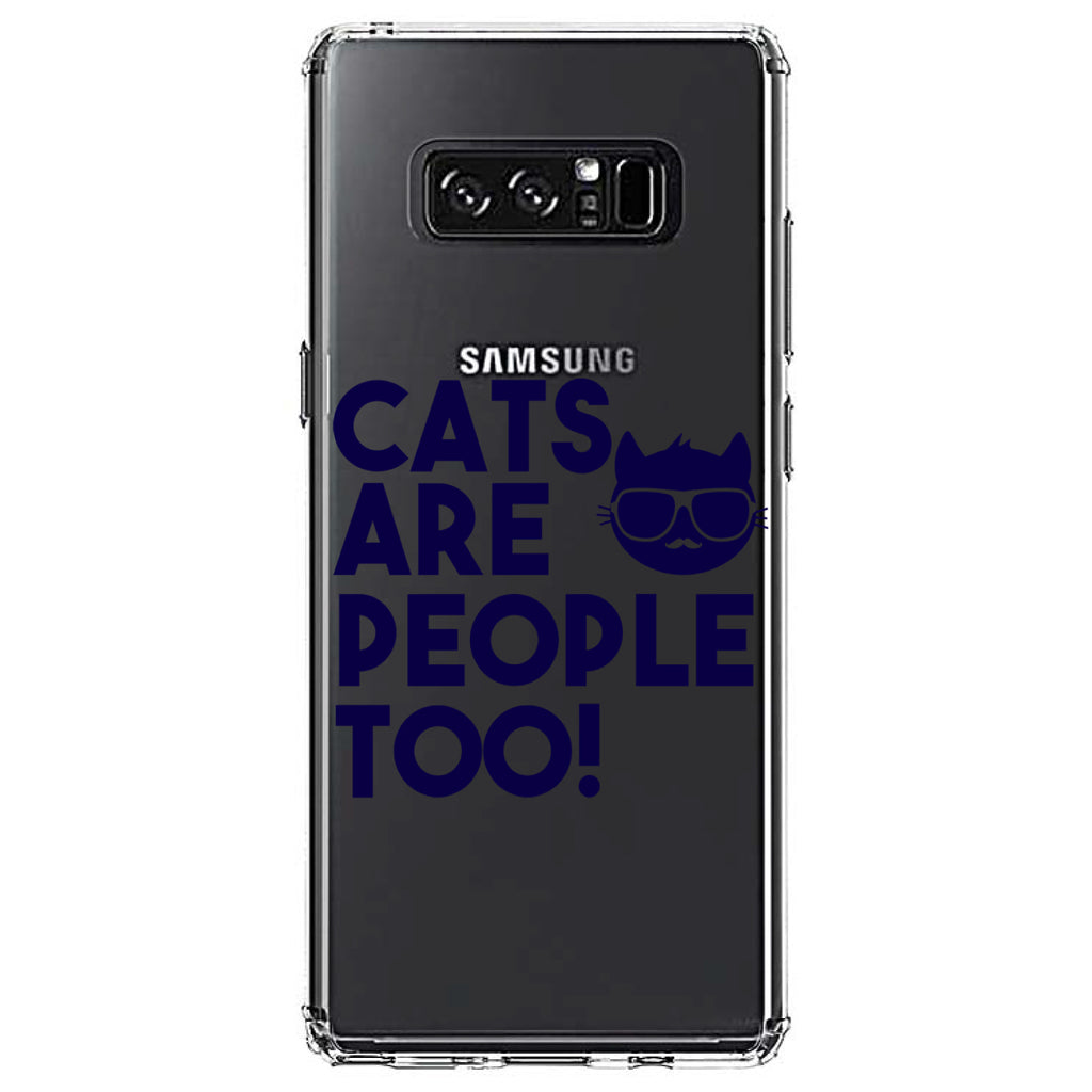 Cats Are People Too Clear Shockproof iPhone Case, view 12